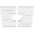thumbnail image 4 of 32"OD x 6"ID x 11"C x 1"P Knox Architectural Grade PVC Contemporary Ceiling Medallion, Two Piece, 4 of 7