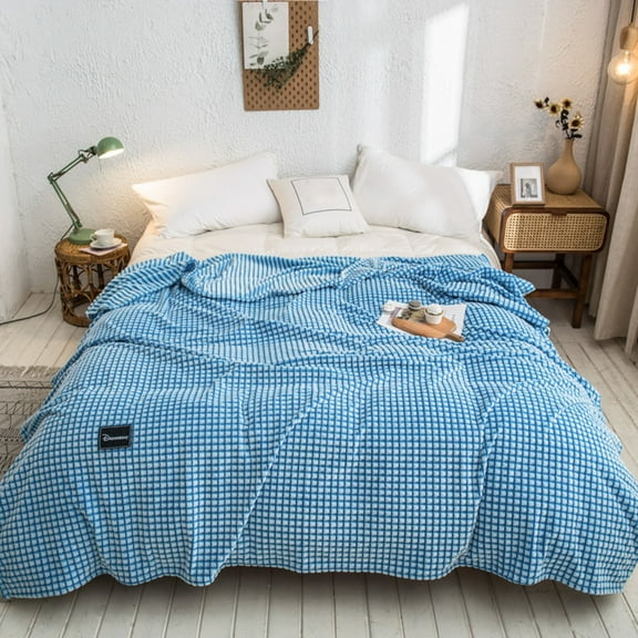 Blanket,Ice Blanket For All Season Lightweight Summer Cooler Quilt For Hot Sleepers And Night Sweats Cooler Comforter Double Cold Effect Blanket Cooler Fiber Soft Blanke