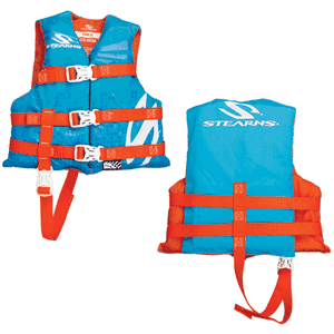The Amazing Quality Stearns Child Classic Nylon Vest Life Jacket 30-50lbs Abstract Wave by