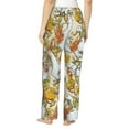 thumbnail image 3 of Fotbe Ducks and Flowers Women's Pajama Pants,Sleepwear Pants,Pj Bottoms Drawstring And Pockets-X-Large, 3 of 9