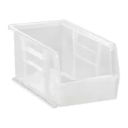 Quantum Storage Systems Qus230cl Hang & Stack Storage Bin, Polypropylene,