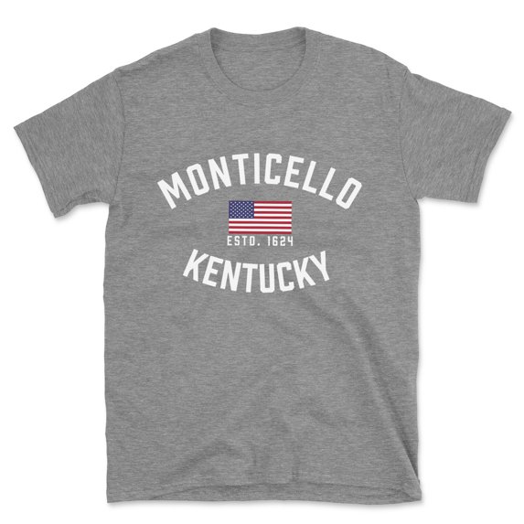 Monticello Kentucky Patriot Men's Cotton T-Shirt