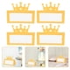 thumbnail image 4 of KAKOWELY 50 tarjetas de lugar con forma de corona para fiesta de cumpleaños, tarjetas de mesa con nombre para boda, tarjetas reservadas para banquetes y arreglos de mesa., 4 of 4
