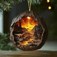 thumbnail image 6 of Lunxisen 2 Pcs Christmas Tree Nativity Scene with Figurines, Christmas Holy Family Nativity Scene for Xmas Decor Gift, Tabletop Decorative Christmas Ornaments, 6 of 9