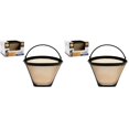thumbnail image 1 of Filtro de café GoldTone reutilizable, estilo cono número 4 (paquete de 2), 1 of 1