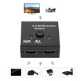 thumbnail image 4 of Easy Operation Two-way  Switcher,  Splitter, Convenient Laptops Projectors Gaming Consoles For PCs, 4 of 8