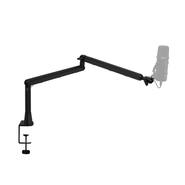 Mic Boom Arm,Stick Arm Screw Studio Screw Cable Metal Mount Clamp Boom Arm Mic Boom Arm Stand Clamp With Cable Adapter Cable Metal Mic Arm Low Profile Arm With Mount Screw Adjustable Mount