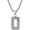 Silver 0 no Chain, variant on Jewelry Retro Zircon Lucky Numbers Hip Hop Street Personality Trend Basketball Numbers 0-9 Talisman Necklaces