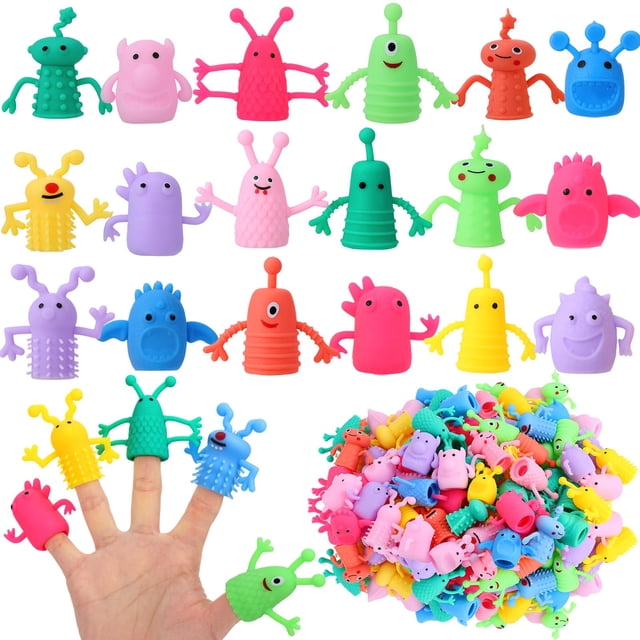 Finger Puppets Booson Cute Monster, 80 unidades, para fiestas infantiles