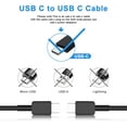 thumbnail image 3 of for Orbic Magic 5G USB-C to USB-C Cable 6 Feet Long Fast Charging [3 Pack] - Black, 3 of 4