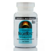 Source Naturals NightRest with Melatonin 100 s