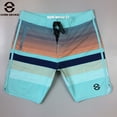 thumbnail image 2 of Pantalones cortos elásticos para hombre, Bermudas a rayas resistentes al agua, traje de baño para playa, 2022 Fivean unisex, 2 of 2