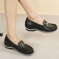 thumbnail image 3 of Mepaouo Arch Support Loafers for Women Casual Slip on Wedge Shoes Nurse Walking Work Flat Mary Jane, 3 of 7