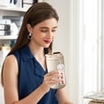 thumbnail image 4 of Taotanxi 16 Oz Stainless Steel Vacuum Insulated Mug With Lid And Straw [Travel Mug] Double Water Coffee Mug For Home Office Kitchen Outdoor Ideal For Ice/Hot Drinks - Beige, 4 of 7