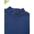 thumbnail image 5 of Ocealan Baby Boys Girls Fleece Lined Thermal Tops Long Sleeve Base Layer Shirt Soft Comfort Tees 3-12 Navy Blue 150, 5 of 7