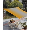 thumbnail image 3 of Sun Shade Sail 6.5x10Ft Orange and Grey Gradient Uv Block Sunshade Canopy Outdoor Shade Cover Rectangle Shade Cloth For Patio Garden Yard Deck Pergola, 3 of 6