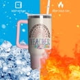 thumbnail image 4 of 40oz Teacher Tumbler with Handle and Straw, Appreciation Insulated Stainless Steel Cup, Birthday Travel Coffee Mug Water Bottle, Teachers Day Gifts for Women Men, 4 of 6