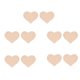 thumbnail image 1 of 5 Pairs Disposable Breast Pasties Comfortable Beige Adhesive Bras Invisible Nipple CoversHeart Shape Free Size, 1 of 4