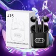thumbnail image 7 of VIVISTAR J15 Waterproof Wireless In Ear Earbuds with Charging Cable, Black, 7 of 7