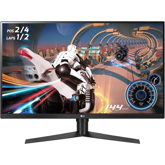 Pre-Owned LG 32GK850G-B 32" QHD Gaming Monitor with 144Hz Refresh Rate and NVIDIA G-Sync, Black