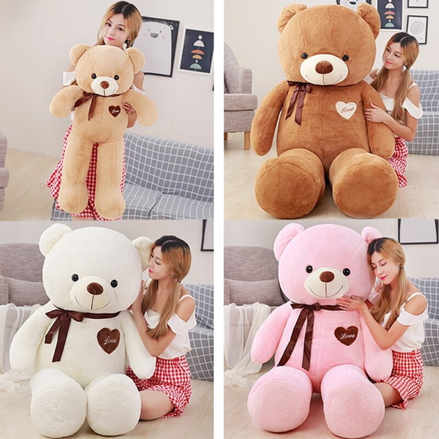 1pc Huge Size 200cm America Giant Teddy Bear Plush Toys Soft Teddy Bear Skin Popular Birthday Valentine Gifts For Girls Kids zhangmengya LED