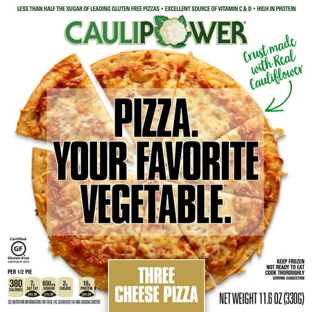 CAULIPOWER 10 in. Gluten-Free Cauliflower Three Cheese ...