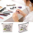 thumbnail image 3 of Zuo Bao Inspirational Turtle Gift Don’t Ever Forget You are Turtley Awesome Makeup Bags Graduation Birthday Gift, 3 of 6