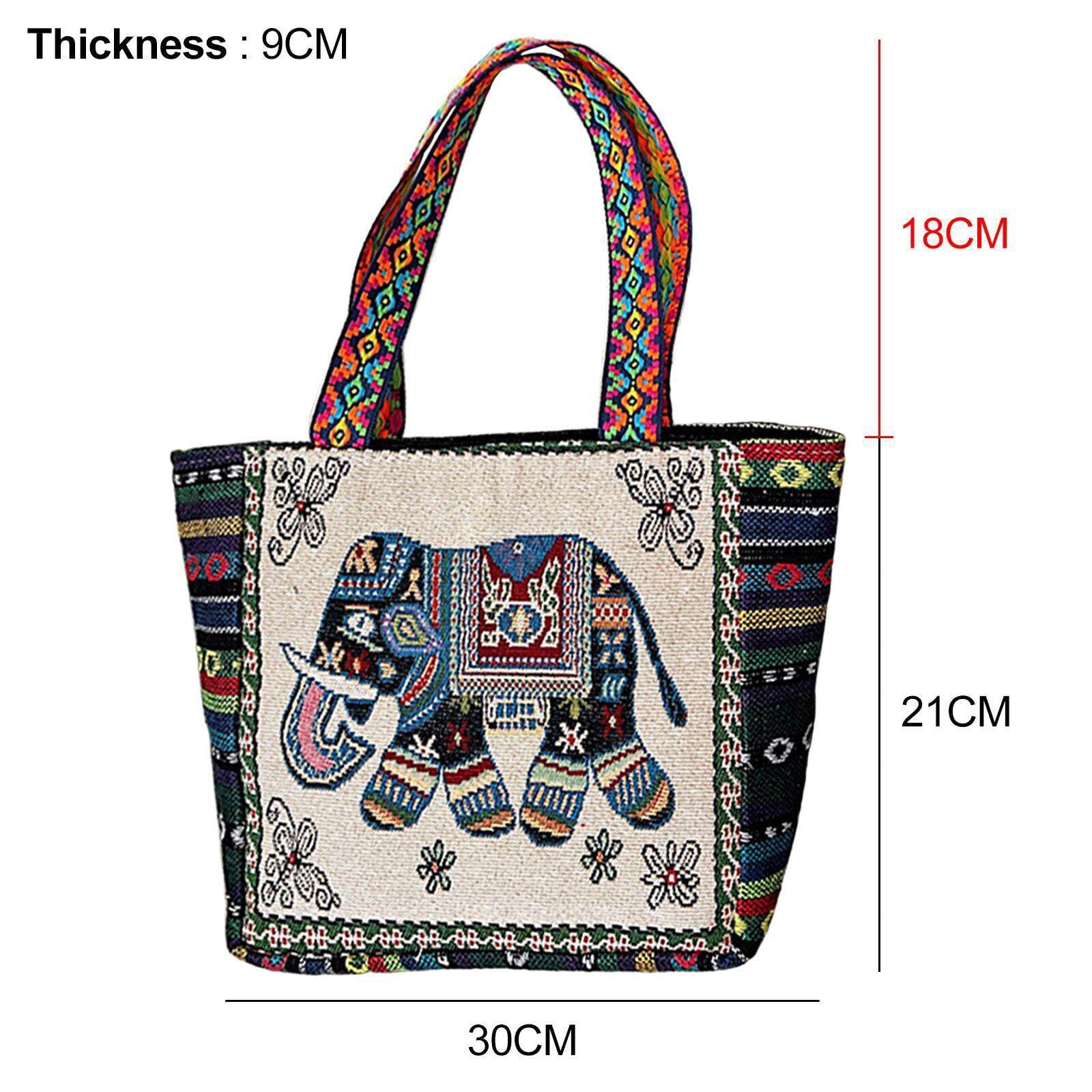 Langgg Embroidered Handmade Women Shoulder Bag Travel Bag Gift