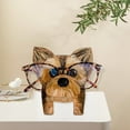 thumbnail image 7 of Wood Creative Eyeglass Holder Cute Pet Glasses Stand Holder, Wooden Animal Spectacle Eyeglass , Cute Animal Handmade Sunglasses Display Rack for Home, Office, Desk, Nightstand, 7 of 7