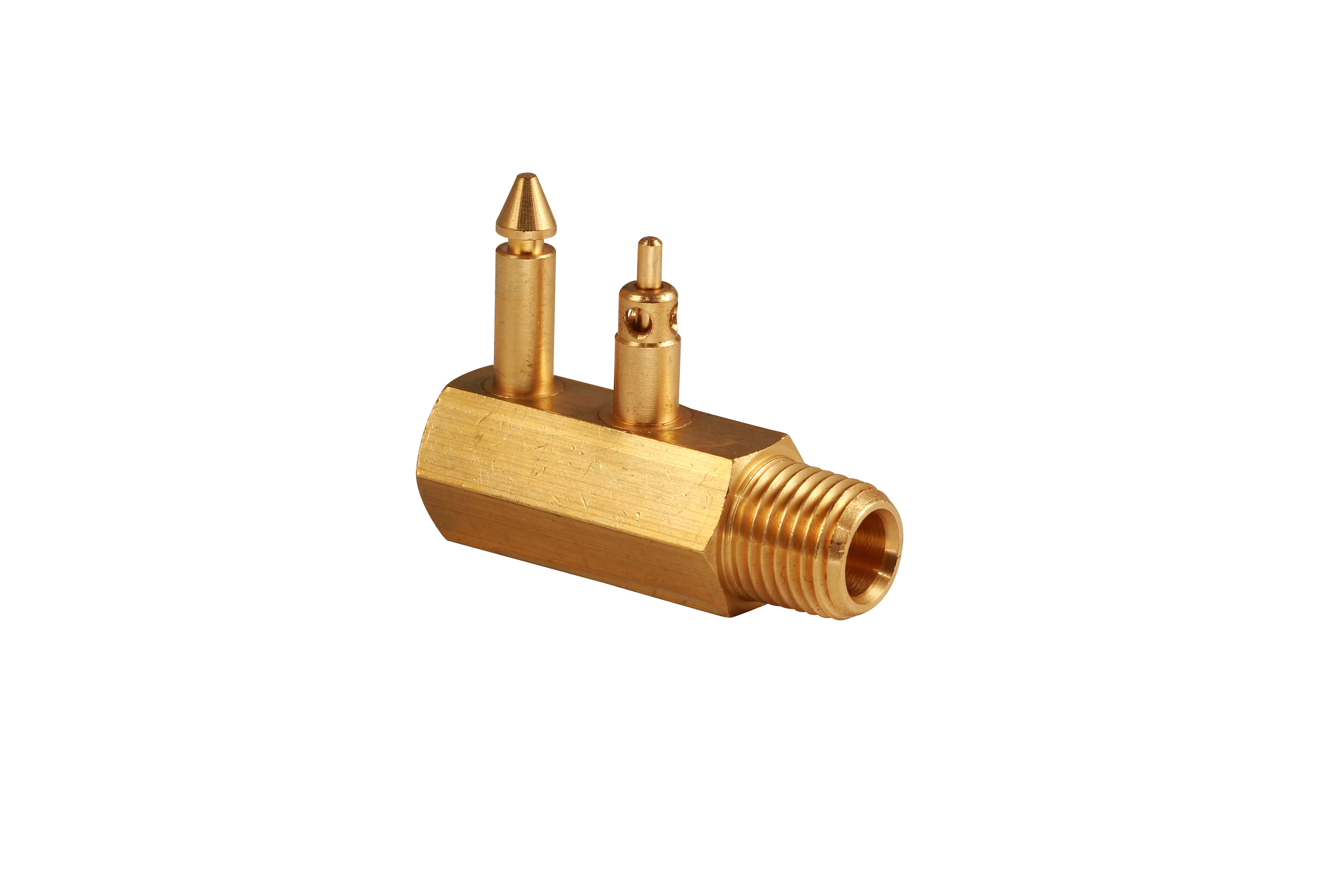 Attwood 88836 Brass QuickConnect Tank Fitting 1/4Inch NPT Male