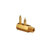 Attwood 8883-6 Brass Quick-Connect Tank Fitting 1/4-Inch NPT Male Thread for Johnson/Evinrude/OMC