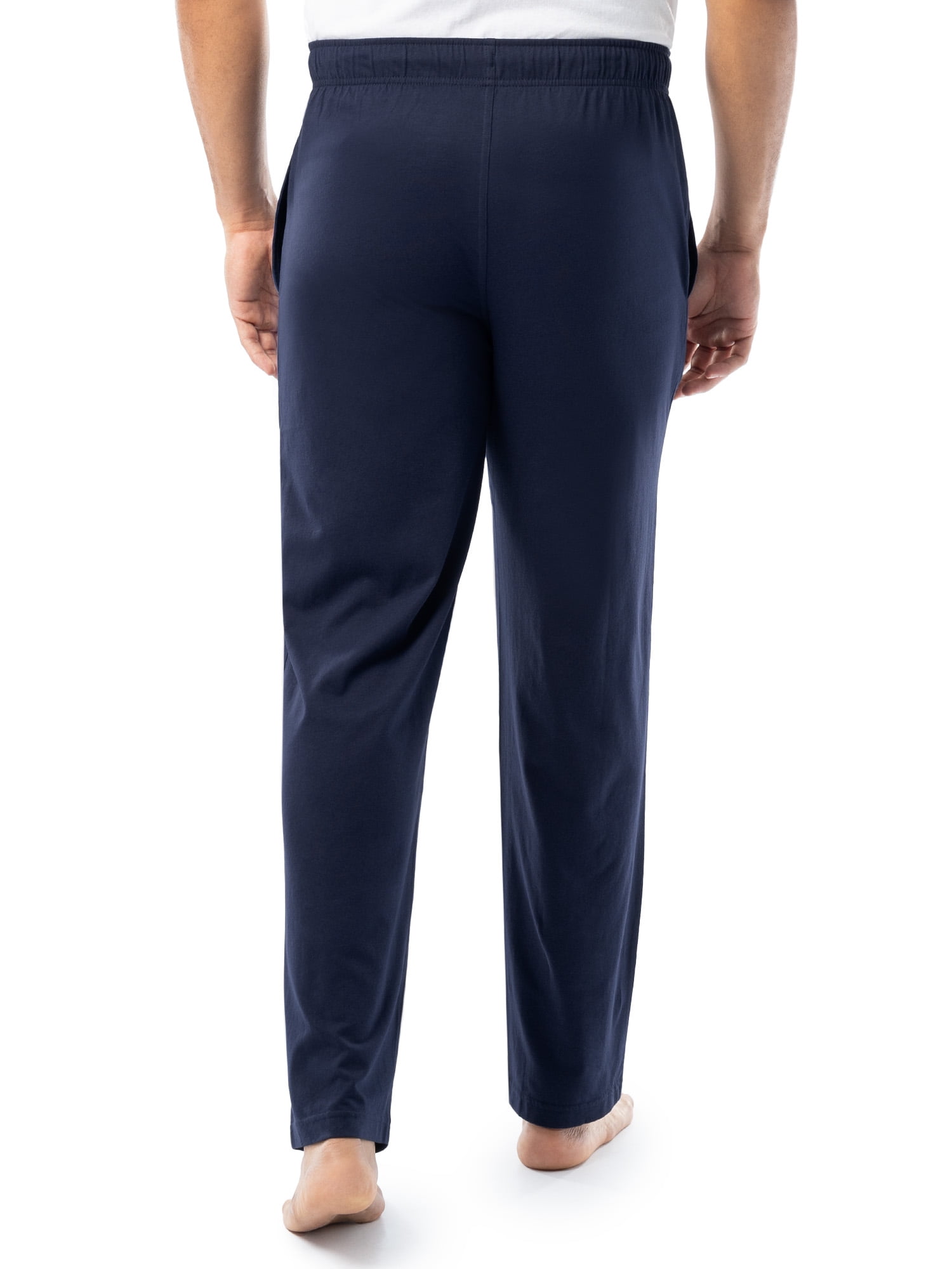 Fruit of the Loom Men's and Big Men's 2-Pack Jersey Knit Sleep Pant, Sizes S-6XL and Tall Sizes