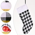 thumbnail image 5 of Christmas Stockings Drop Ornament Lattice Socks Gifts Bag Xmas Tree Fireplace Hanging Decoration Home Decor, 5 of 6