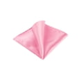 thumbnail image 1 of INSPIRE CHIC Men's Pocket Square Solid Color Handkerchiefs Self-folded For Wedding Party Pink One Size, 1 of 4