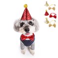 thumbnail image 4 of Graflsoa Festive Red Pom-Pom Pet Hat for Dogs - Soft Cloth Material, Perfect for Holiday Celebrations, 4 of 6