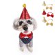 thumbnail image 5 of Disfraces navideños para mascotas Pajarita y gorro navideño para perros para gatos pequeños med Carevas Corbata de moño, 5 of 7