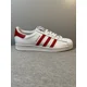 thumbnail image 2 of Ad-id-as Superstar Cloud White Better Scarlet Cloud White Men's Size 9.5 IG9367, 2 of 6