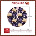 thumbnail image 2 of Sikiie Lavender Flowers Nativity Christmas Tree Skirt, Jesus Christian Winter Holiday Tree Mat Decoration(30-48IN), 2 of 6