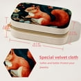 thumbnail image 5 of Squirrel Velvet Portable Storage Box with Removable Compartment, Gift: Jewelry Stand, Display Case, Necklace Holder, 5 of 7