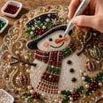 thumbnail image 6 of Christmas Diamond Art Hanging Kit for Adults, DIY Diamonds Painting Door Hanger Board Kit, Special Acrylic Diamond Art Painting Pendant Ornament Christmas tree, 6 of 7