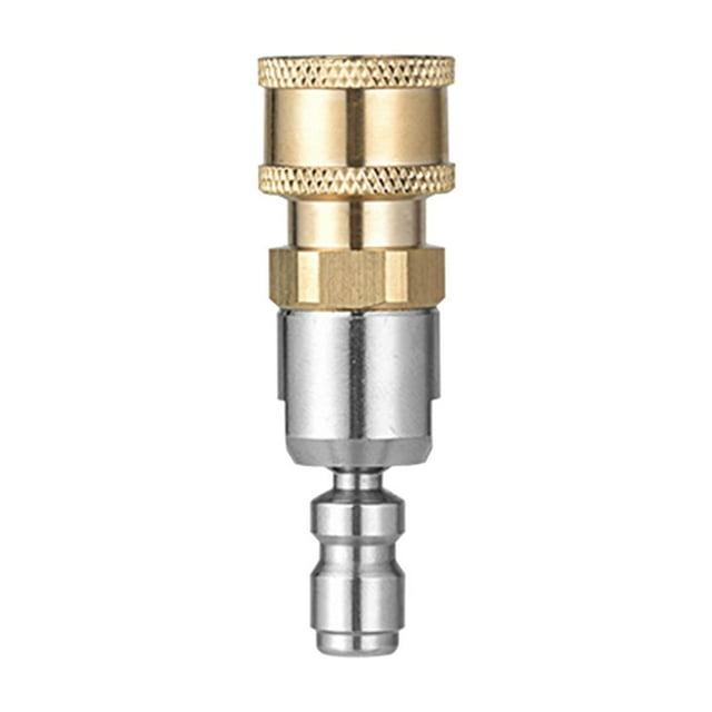 Adaptador de hidrolavadora profesional de conexión rápida de 1/4" para limpieza de automóviles. Cabeza femenina de cobre