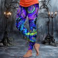 thumbnail image 2 of mgoYE Women Halloween Leggings Printed Casual Holiday Tights Elastic Waist Workout Jogger Yoga Pant Women Leggins Size L, 2 of 7