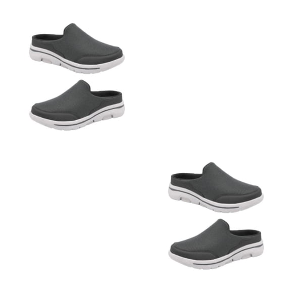 Sonducket 1 par de chanclas de estilo informal para mujer, zapatillas de diseño Simple para fiesta de viaje para niñas, calzado para Gris oscuro talla 40 2piezas