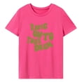 thumbnail image 3 of Camiseta para mujer con cuello redondo y trajes de moda, camisetas de verano para desplazamientos y viajes SG, 3 of 7