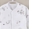 thumbnail image 4 of CAUYDY Infant Girl Coming Home Outfits Baby Boy Clothes Preemie Layette Long Sleeved Shirt Warm Hat 2Pants Bib 5 Pieces Soft Set for Unisex Newborn Fall Sizes 0-3 Months,Khaki, 4 of 5