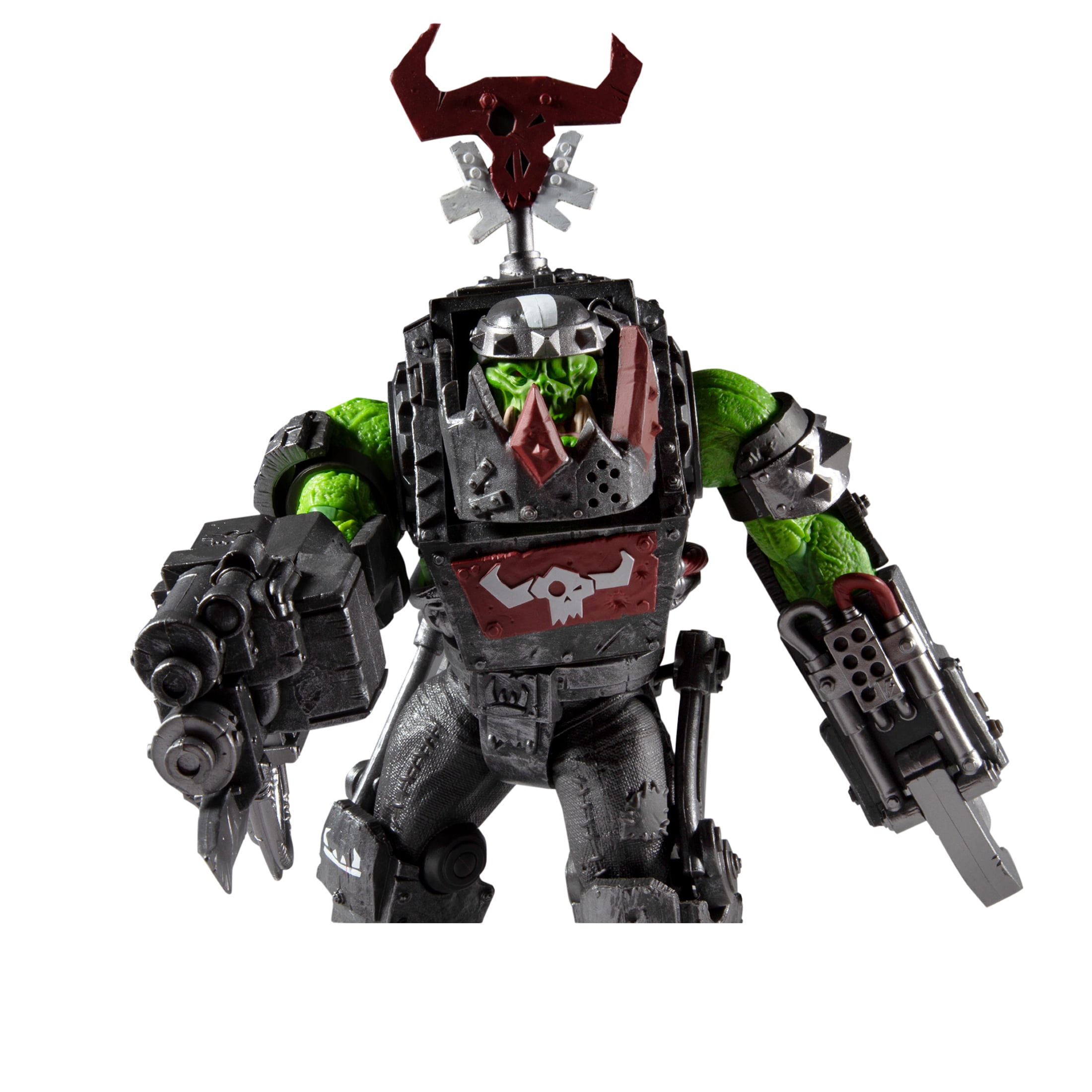 McFarlane Toys Warhammer 40k Ork Meganob with Shoota Megafig - 7" Scale Collectible Action Figure