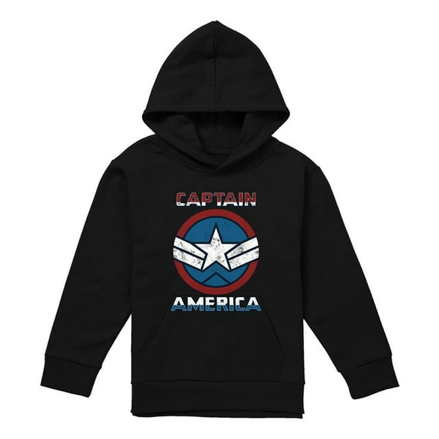 Captain America Chandail à Capuche Badge Heather pour Garçons/filles