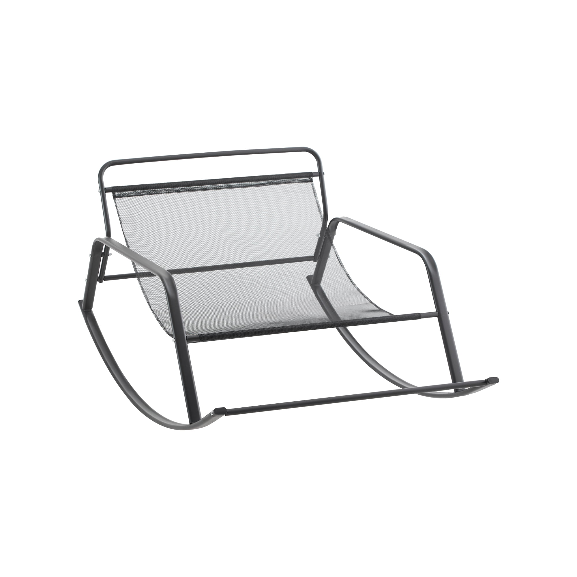 Jopath Rocking Chair with Extra-Wide Technical leather Upholstered Gliding Chair Boucle Reclining Chair, Modern Accent Chair for Living Room Nursery Bedroom -white