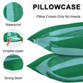 thumbnail image 5 of Turquoise Blue Whale Lumbar Pillow Covers 20x12 Inch Set of 2, Summer Beach Coastal Modern Art Waterproof Outdoor Pillow Covers, Decorative Cushion Pillowcases for Couch, Sofa, Bed, Garden, Patio, 5 of 9