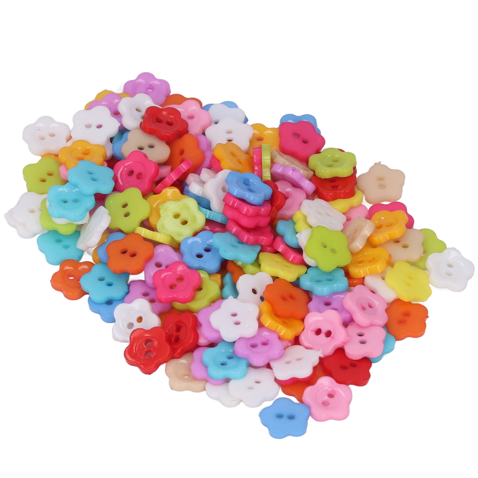 Greensen 200Pcs Star Buttons Colorful Unique Design Cute Small Decorative  Buttons For Sewing Decoration DIY Crafts,Craft Buttons 